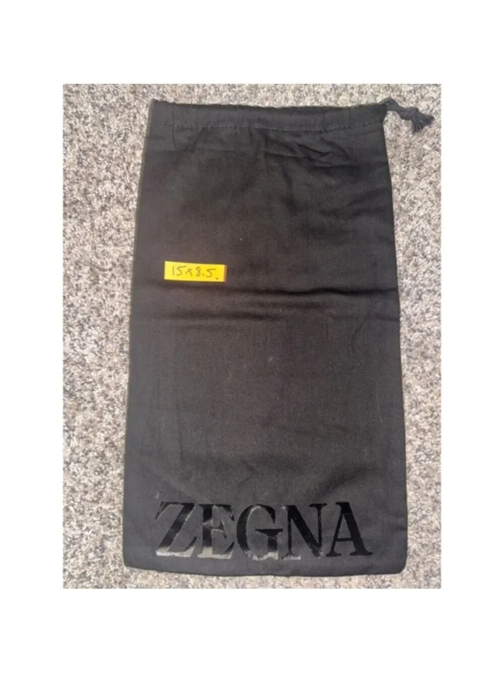 Zegna Black Standard One Size Storage Dust Bag​